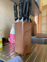 Подставка для ножей и ножниц для кухни с наполнителем LARA высота 22см универсальная #21, Ольга М.