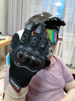 Кроссовый мотошлем VIRTUE с очками и перчатками, XL #12, Максут С.