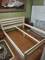Двуспальная кровать деревянная 160х200см АМЕЛИЯ-1, массив сосны, БЕЗ ПОКРАСКИ #56, Алексей Ф.