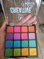 TF Палетка теней для макияжа CREATIVE PALETTE, тон 01 "Цветная", 16 цветов #8, Юлия Х.