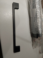 Ручка мебельная Avior (комплект 10шт), цвет - Мат. Черный, размер 192 мм. #39, Оксана Б.