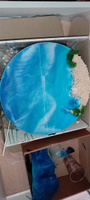 Творческий набор для рисования эпоксидной смолой Resin Art "Остров" с живым мхом. Набор для домашнего творчества для взрослых и детей, арт терапия. #74, Татьяна Г.