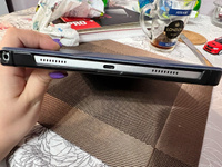 Чехол книжка для планшета Samsung Galaxy Tab A8 10.5" (2021) SM-X200/X205, прочный пластик, трансформируется в подставку, автоблокировка экрана (темно-синий) #24, Наталья Ш.
