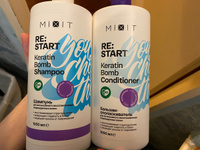 MIXIT Шампунь для волос и бальзам кондиционер: набор восстанавливающий увлажняющий с кератином Restart #238, Виктория Р.