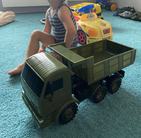 Машинки игрушки для мальчиков, детей, малышей в подарок на годик игрушечная машина для песочницы на улицу, в детский сад грузовик "Армия" #1, Анна Б.
