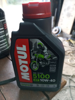 MOTUL 5100 4T 10W-40 Масло моторное, Полусинтетическое, 1 л #7, Константин М.