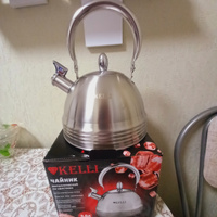 Чайник Kelli KL-4324 для плиты металлический со свистком, 3 л #3, Ирина И.