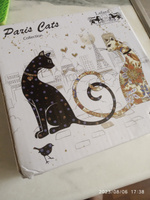 Салатник фарфоровый Lefard "Парижские коты" 600 мл, 15х7 см #21, Елена И.