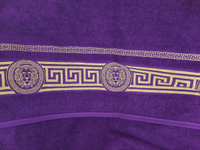 Вышневолоцкий текстиль Полотенце для ванной, Хлопок, 70x130 см, фиолетовый #37, Марина А.