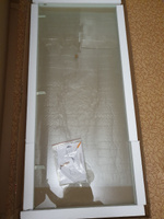 Стеклянная шторка на ванну Enigma Simple Satin 60 матовая, неподвижная стеклянная ширма для ванны #188, Олеся П.