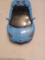 Машина металлическая Lamborghini Aventador LP700-4 Roadster 1:43, Hoffmann / Детская инерционная игрушка для мальчиков / Коллекционная модель машинки для детей #7, Светлана П.