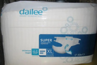 Памперсы для взрослых Dailee Super Slip размер XL (130-175 см) - 30шт #1, Анна П.