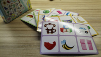 Детское пластиковое лото "Часть и целое", настольная развивающая игра-головоломка для детей, 36 прозрачных карточек + 6 полей #4, Екатерина Б.
