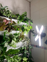Фитомодуль "BOXSAND 42" (100х127 см) вместимость 42 растения, цвет белый для вертикального озеленения #1, Марина А.