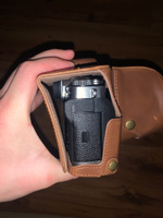 Защитный чехол-сумка-футляр MyPads для фотоаппарата Fujifilm X-T2/ X-T3 противоударный усиленный легкий из качественной кожи коричневый #3, Дмитрий Д.