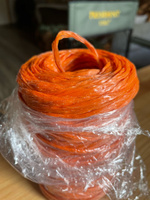 Шпагат полипропиленовый оранжевый 1000 текс, 150 м, 2,5 мм, 50 кгс #6, Палладьева Юлия