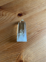 Камень натуральный декоративный кристалл цитрин 4см. Обелиск минерал для декора #3, Альбина K.