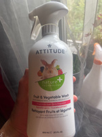 Attitude Экологическое средство для мытья фруктов и овощей Гипоаллергенное Без запаха 800 мл #4, Лана Р.