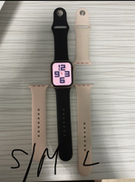 Силиконовый ремешок для умных часов Apple Watch series 1-8 и Эпл Вотч SE Ultra 42-44-45-49 mm / Спортивный ремешок браслет для смарт часов Эппл Вотч (Watch Sport Band), Черный #72, Анастасия Г.