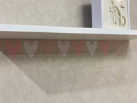 Интерьерные наклейки на стену STICKEREON Сердечки розовые 5 см, 72 шт. в детскую комнату для девочки #5, Яна И.
