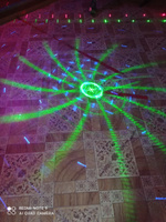 Лазерная светомузыка DMX (6 лазерных лучей, стробоскоп, LED ультрафиолет). Цветомузыка для домашних вечеринок #16, Оксана Сергеевна М.