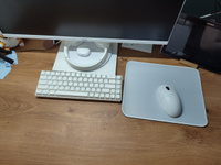 Коврик для мышки мыши игровой для клавиатуры удобный нескользящий большой для компьютера Paddo L белый #4, Артём К.