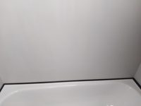 Акриловый бордюр плинтус для ванны BNV ПШ12 180 сантиметров, черный цвет, глянцевая поверхность #8, Александр А.