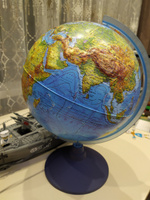 Globen Интерактивный глобус Земли физико-политический рельефный с LED-подсветкой, диаметр 25 см. + VR очки #54, Юлия А.