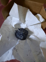Черный турмалин (Шерл) - 2-3 см, натуральный камень, колотый, необработанный, 1 шт - для декора, поделок, бижутерии #33, Bunny S.