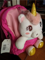 Рюкзак детский TREND IDEA для девочки дошкольный со съемной мягкой игрушкой Единорог #5, Анна В.