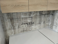 Кухонный фартук Вино и сыр панель на стену с рисунком; 3000х600, толщина - 1,3 мм #73, Владимир Ш.