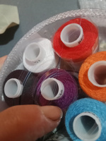 Нитки для шитья и рукоделия, набор швейных ниток 40/2 Цвета радуги, 365 м, 10 шт/упак, Bestex #40, Альгина М.
