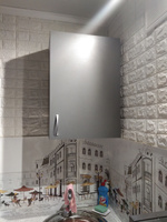 Кухонный модуль навесной, шкаф Artmebellux, 720*320*500 мм, Серый графит #2, Анна Л.