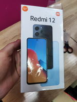 Xiaomi Смартфон Redmi 12 Ростест (EAC) 4/128 ГБ, синий #40, Акбар А.