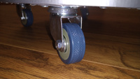 Промышленное прорезиненное колесо поворотное с подшипником для мебели открытое,  50мм 4 шт. #1, Денис К.
