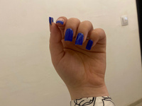TNL Гель лак для ногтей неоновый синий 8 Чувств Mini №281 (3,5 мл.) электрик яркий #77, Ксения К.