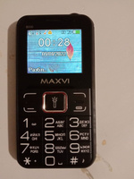 Мобильный телефон кнопочный Maxvi B200 Черный / Крупные кнопки #8, Евгения Ч.