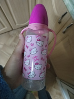 Детская бутылочка для кормления, Mum&Baby "Little kitty". 250 мл цилиндр, с ручками #8, Наталья М.