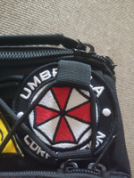 Нашивка (шеврон, патч) на липучке, Стежкофф, "Umbrella corporation ", черный кант, 8,5 см, 1 штука #29, Михаил Д.