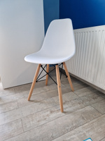 Стулья для кухни Ridberg Style DSW EAMES комплект 4 шт белый, полипропилен, обеденные, стул для кухни, кухонный, столовой, гостиной, офисный #136, Варвара Д.