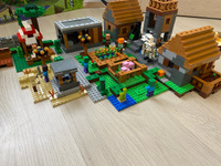 Конструктор Майнкрафт Большая деревня, 1600 деталей, Minecraft #107, Света О.