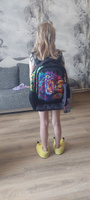 Рюкзак школьный для девочки подростка 17,2 л А4 с анатомической спинкой SkyName (СкайНейм), с пеналом и слотом USB #64, Татьяна Г.
