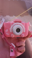 Детский цифровой фотоаппарат с селфи камерой и играми для девочки, мальчика / Игрушечная фотокамера для детей "Котик" для ребенка #8, Чонади Елена Викторовна