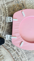 Сиденье для унитаза мягкое с крышкой "Одуванчик", розовый #60, Руслан Б.