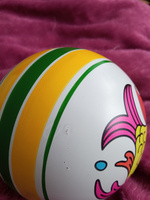 Мяч детский резиновый диаметр 100 мм/10 см "Рыбка" зеленый #5, Наталья Е.