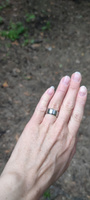 Кольцо широкое, унисекс, цвет серебро, ширина 8 мм, размер 16,5 #27, Елена П.