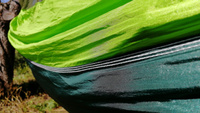 Гамак с москитной сеткой подвесной 270х140 туристический для дачи, зеленый #5, Денис Ч.