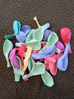 Воздушные шары латексные разноцветные 30 штук 30 см #52, гузель р.