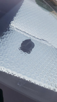 Солнцезащитная шторка автомобильная Feen, солнцезащитный экран на лобовое стекло Bubble Series 140 х 70 см #4, Евгений С.