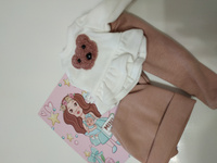 Костюм Пудровый Мишка + сумочка (без обуви), одежда для куклы Paola Reina 32 см (Паола Рейна) #77, Татьяна Л.